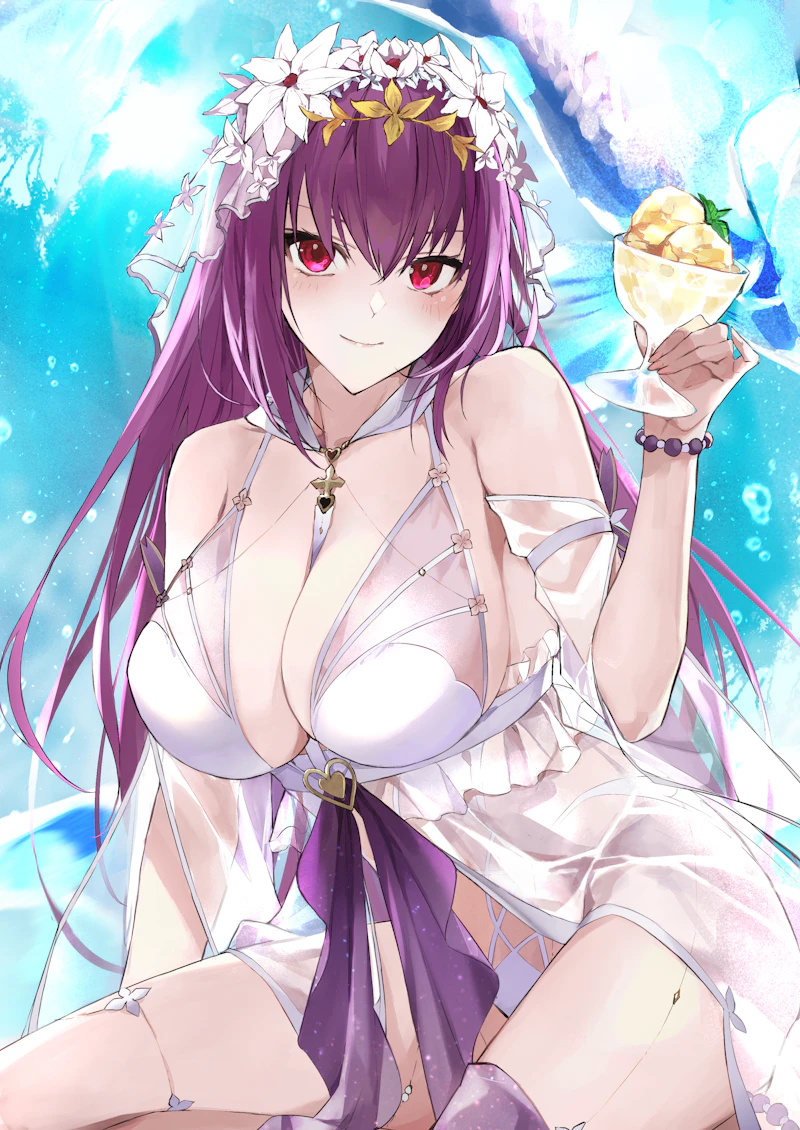 scathach and scathach skadi (fate and 1 more) drawn by kino_kokko