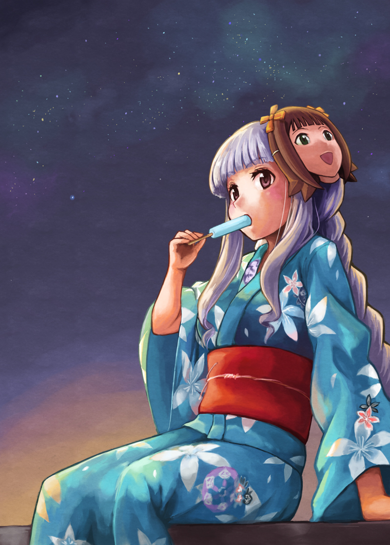 amami haruka, shijou takane, and home haruka (idolmaster) drawn by yakusa