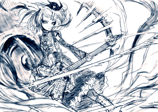 kagamine rin (vocaloid and 1 more) drawn by redjuice