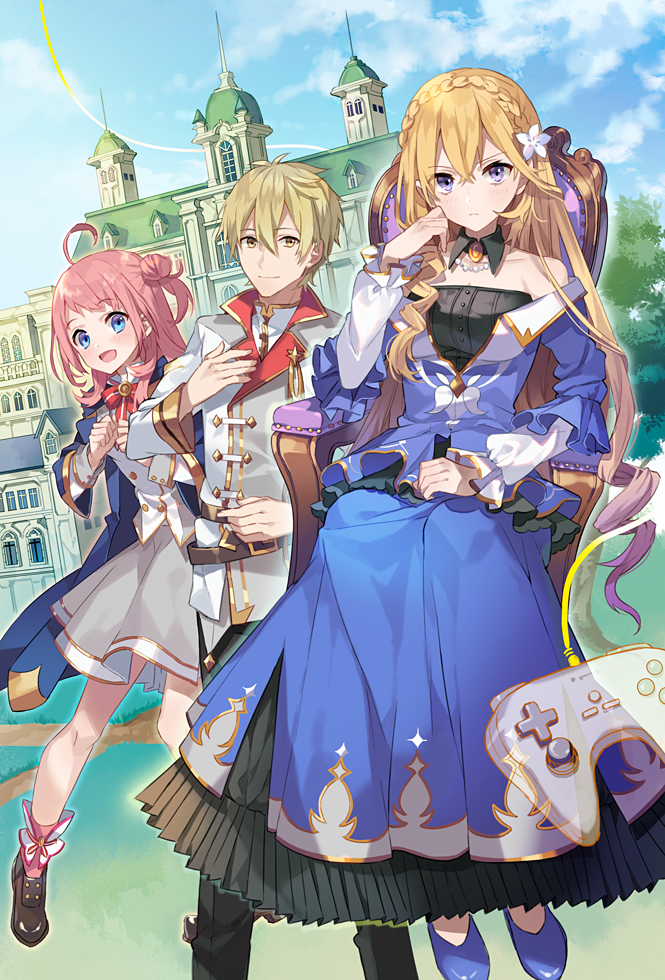 lieselotte riefenstahl, fiene, and siegwald fitzenhagen (tsundere akuyaku reijou lieselotte to jikkyou no endou-kun to kaisetsu no kobayashi-san) drawn by eihi