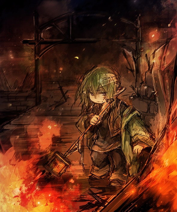 adventurer (final fantasy and 1 more) drawn by fujiwara_akina