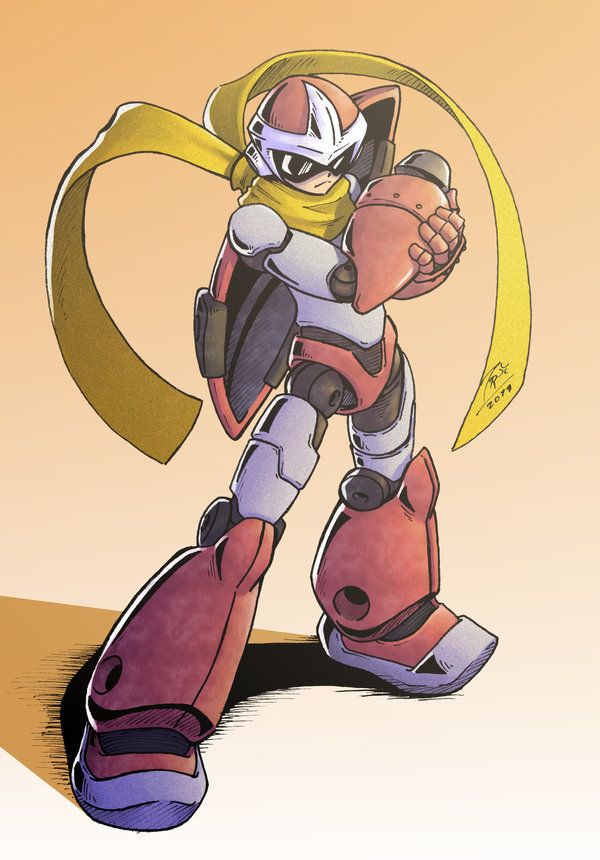 proto man (mega man) drawn by fontes-makua