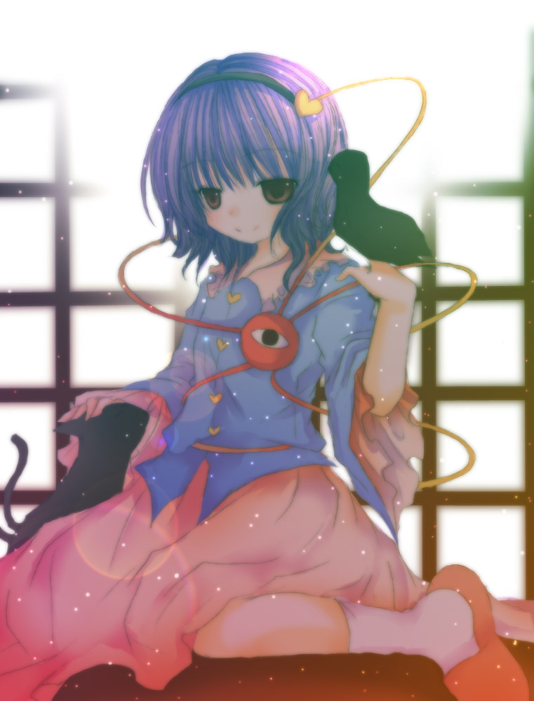 komeiji satori, kaenbyou rin, and reiuji utsuho (touhou) drawn by kasuga_sunao