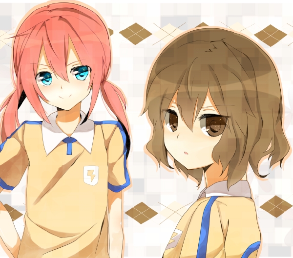 kirino ranmaru and shindou takuto (inazuma eleven and 1 more) drawn by mahyack