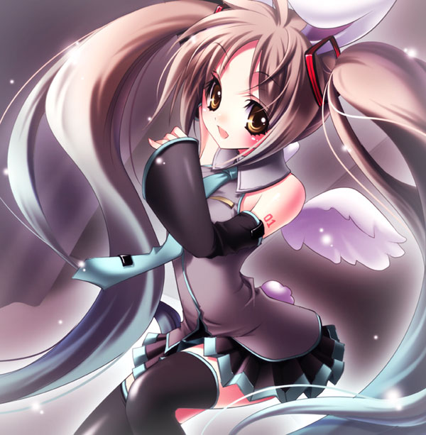 hatsune miku (original and 1 more) drawn by uni_(uniuni5)