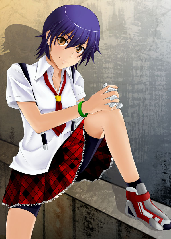 kanbaru suruga (monogatari and 1 more) drawn by kishida-shiki