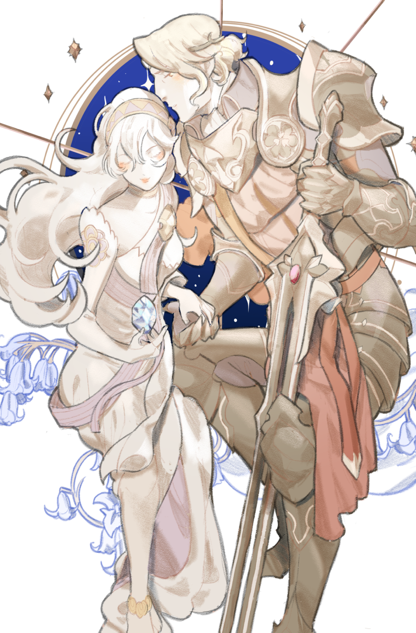 female corrin and xander (fire emblem and 1 more) drawn by shy_(ribboneels)