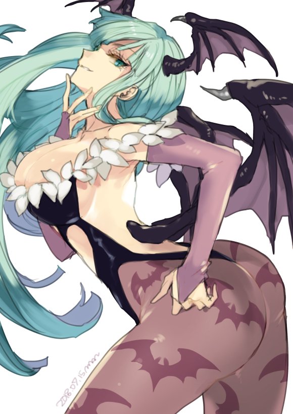 morrigan aensland (darkstalkers) drawn by maka_(morphine)