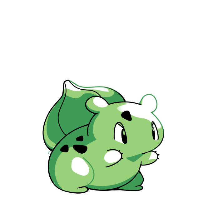 bulbasaur (pokemon and 1 more) drawn by rumwik