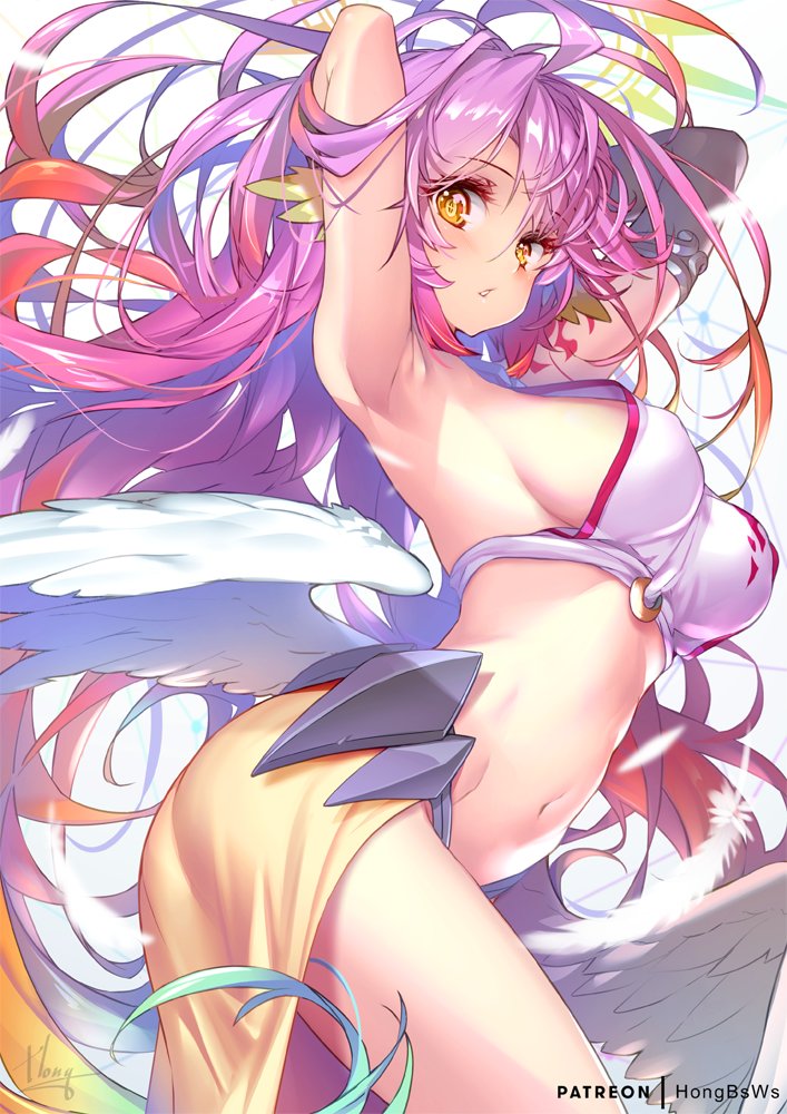jibril (no game no life) drawn by hong_(white_spider)