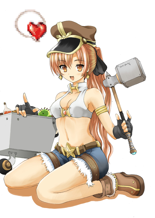 whitesmith and poporing (ragnarok online) drawn by yamishin