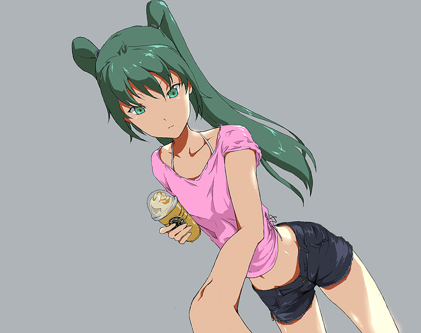 hatsune miku (vocaloid and 1 more) drawn by shiika_sadamasa