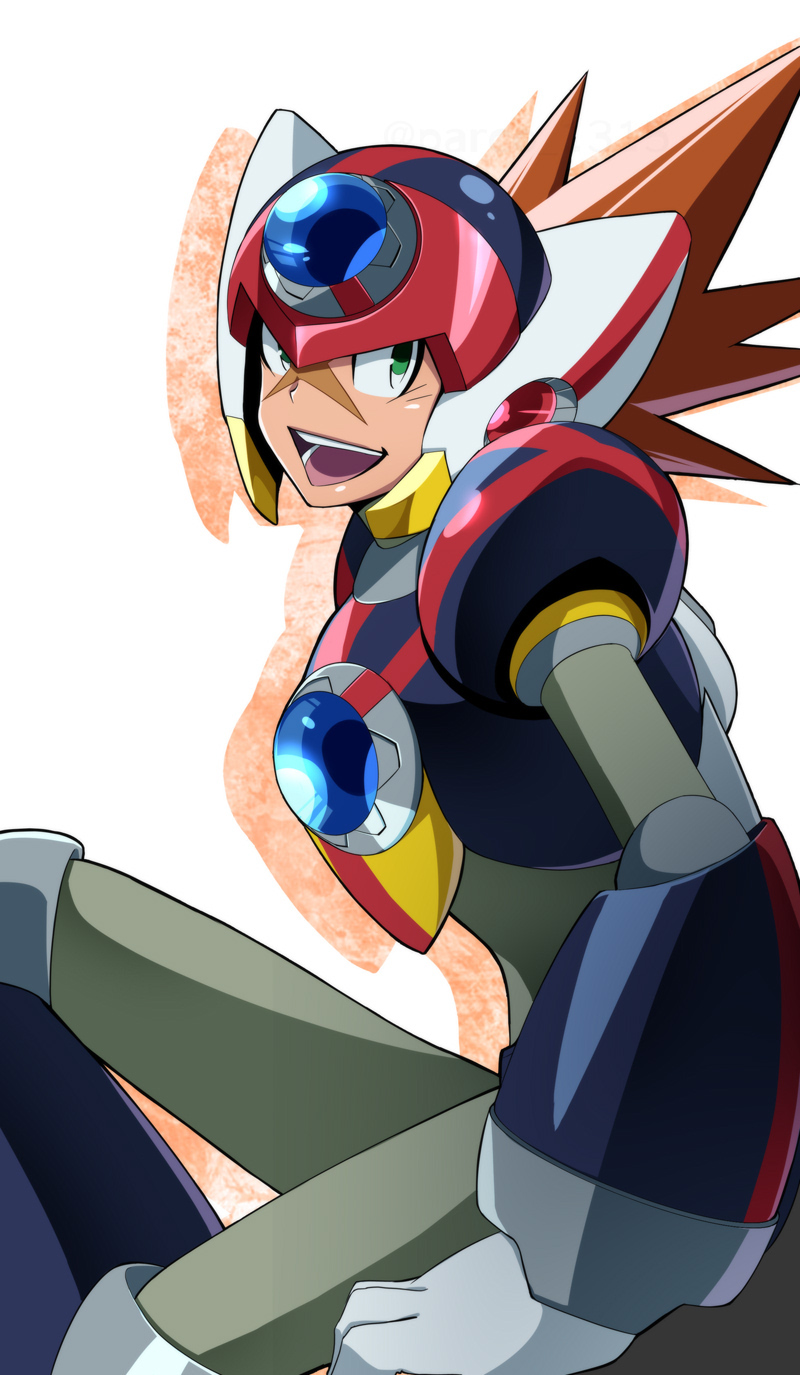 axl (mega man and 2 more) drawn by parco_1315
