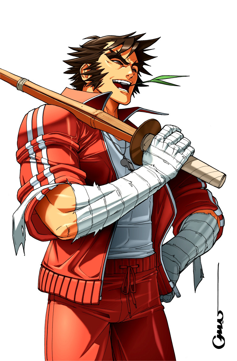 nekketsu hayato (justice gakuen) drawn by omar_dogan