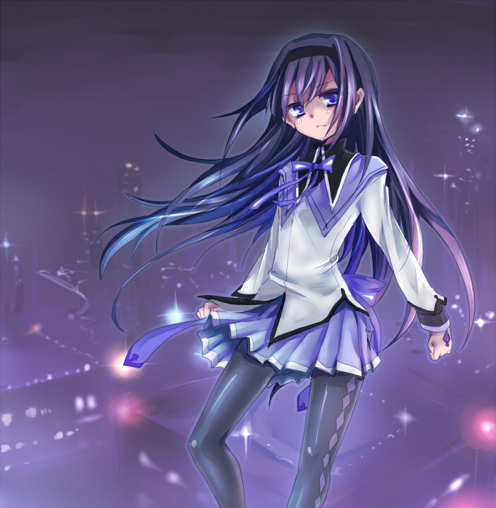 akemi homura (mahou shoujo madoka magica) drawn by rai_(rai-s)