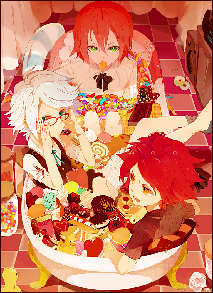 kiyama hiroto, nagumo haruya, and suzuno fuusuke (inazuma eleven) drawn by hou_(ppo)