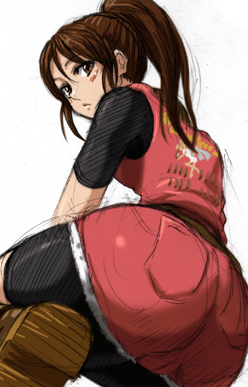 claire redfield (resident evil and 1 more) drawn by minarai_zouhyou