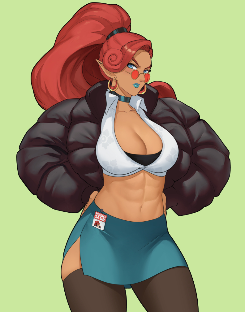 urbosa (the legend of zelda and 3 more) drawn by meziosaur