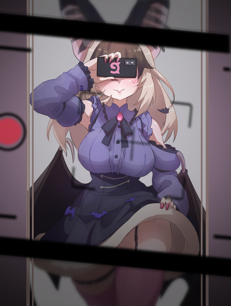 brown long-eared bat (kemono friends and 1 more) drawn by lowlandgorilla