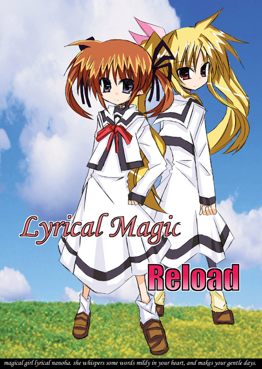fate testarossa and takamachi nanoha (lyrical nanoha and 2 more) drawn by ryu-min