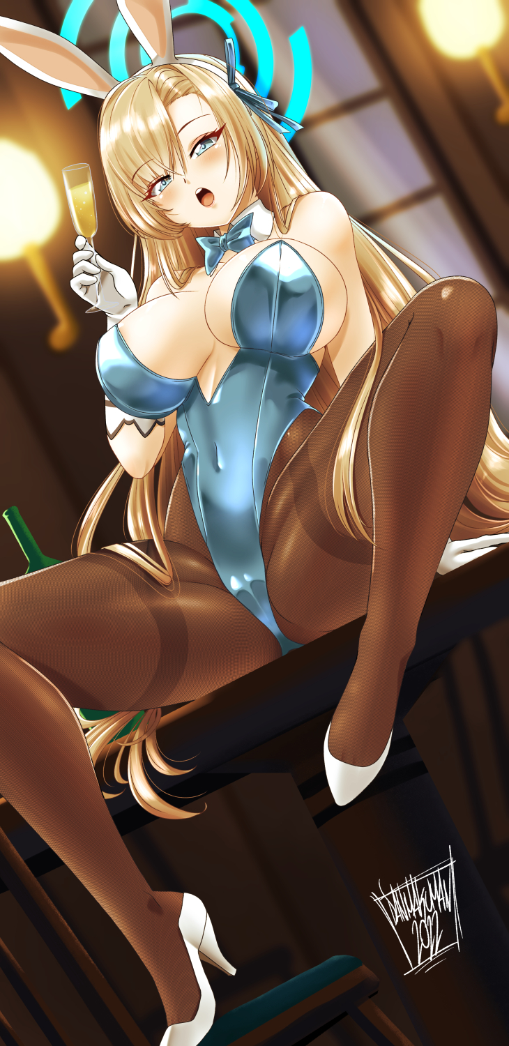 asuna (blue archive) drawn by danmakuman