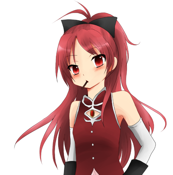 sakura kyoko (mahou shoujo madoka magica) drawn by mairi_(carnelian)