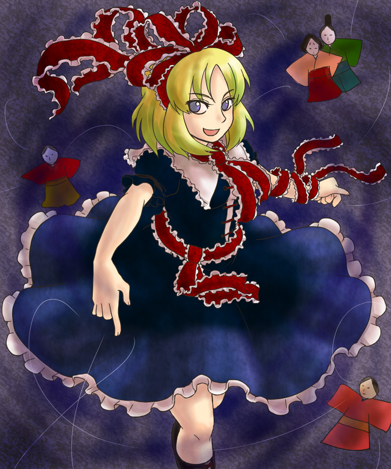 alice margatroid and kagiyama hina (touhou) drawn by sugawarano