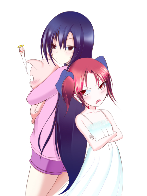 kuroyukihime, arita haruyuki, and kouzuki yuniko (accel world) drawn by haru_(tropical_palette)