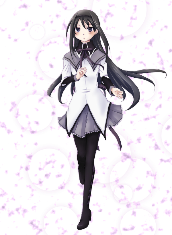 akemi homura (mahou shoujo madoka magica) drawn by nabana_yuna