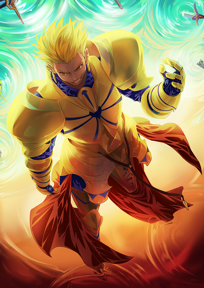 gilgamesh (fate and 1 more) drawn by todee