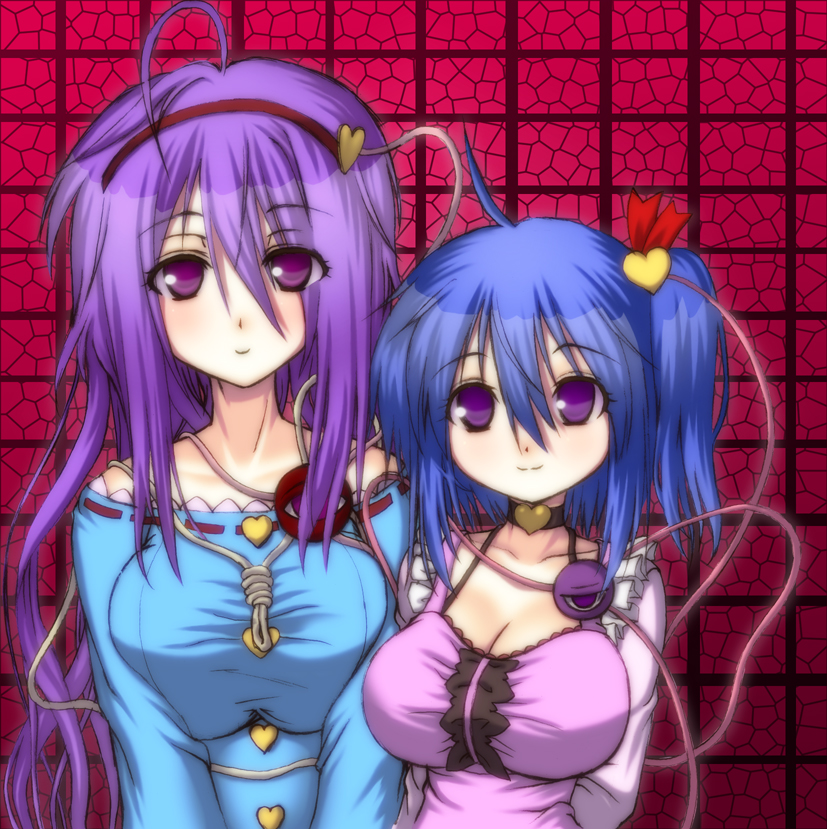komeiji satori and morichika sadame (original and 1 more) drawn by asamura_hiori
