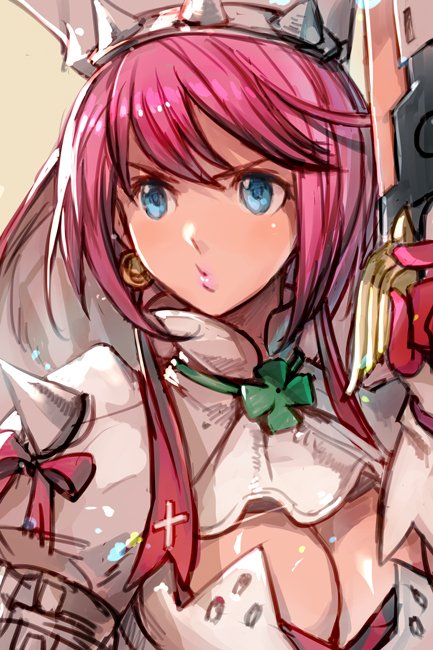 elphelt valentine (guilty gear and 1 more) drawn by hungry_clicker