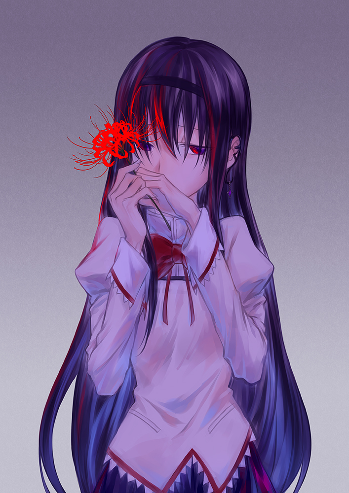 akemi homura (mahou shoujo madoka magica and 1 more) drawn by azmodan