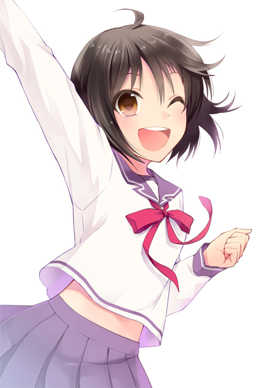 sakurada haru (riko to haru to onsen to iruka) drawn by hijiki_(hijikini)