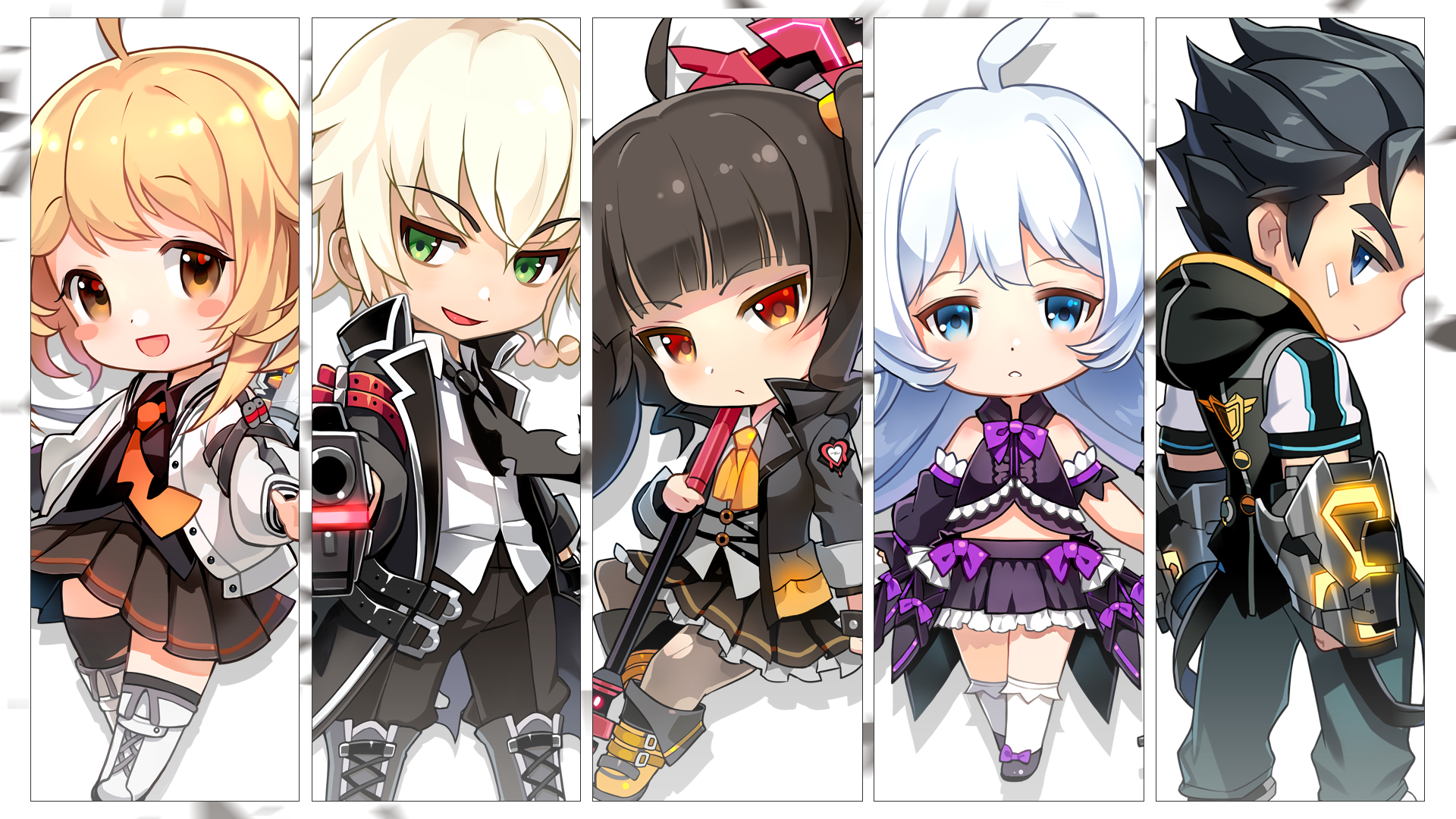 Stella Unibell Lily Bloomerchen Haru Estia Erwin Arclight And Jin Seipatsu Soul Worker Danbooru