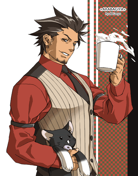 diego armando (ace attorney and 1 more) drawn by ryuuki_garyuu