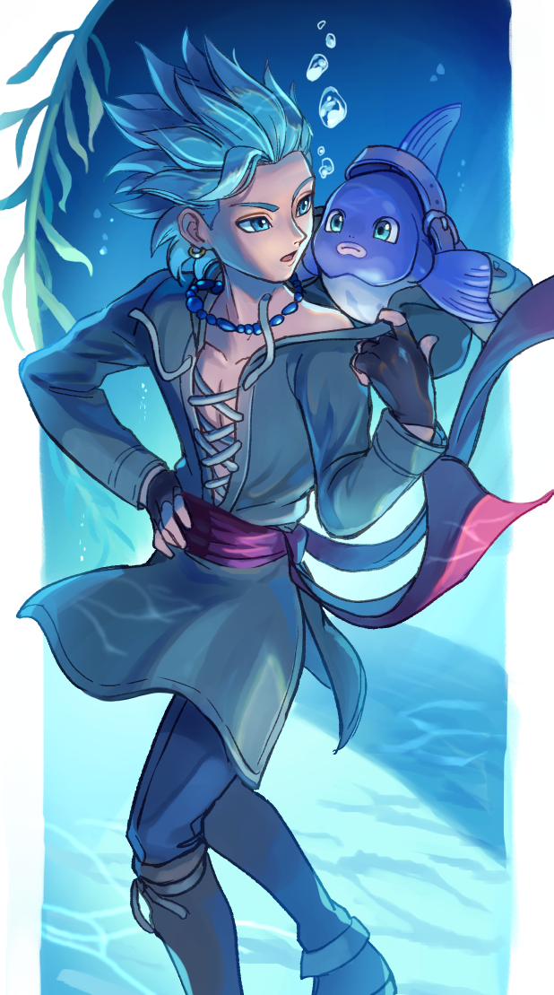 hero and camus (dragon quest and 1 more) drawn by janis_(hainegom)