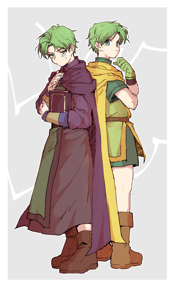 raigh and lugh (fire emblem and 1 more) drawn by nmnm_bbb