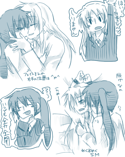 fate testarossa and takamachi nanoha (lyrical nanoha and 1 more)