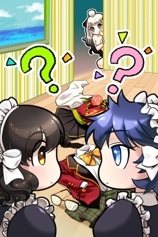 penika, guard maid, and head maid (sword girls) drawn by tari