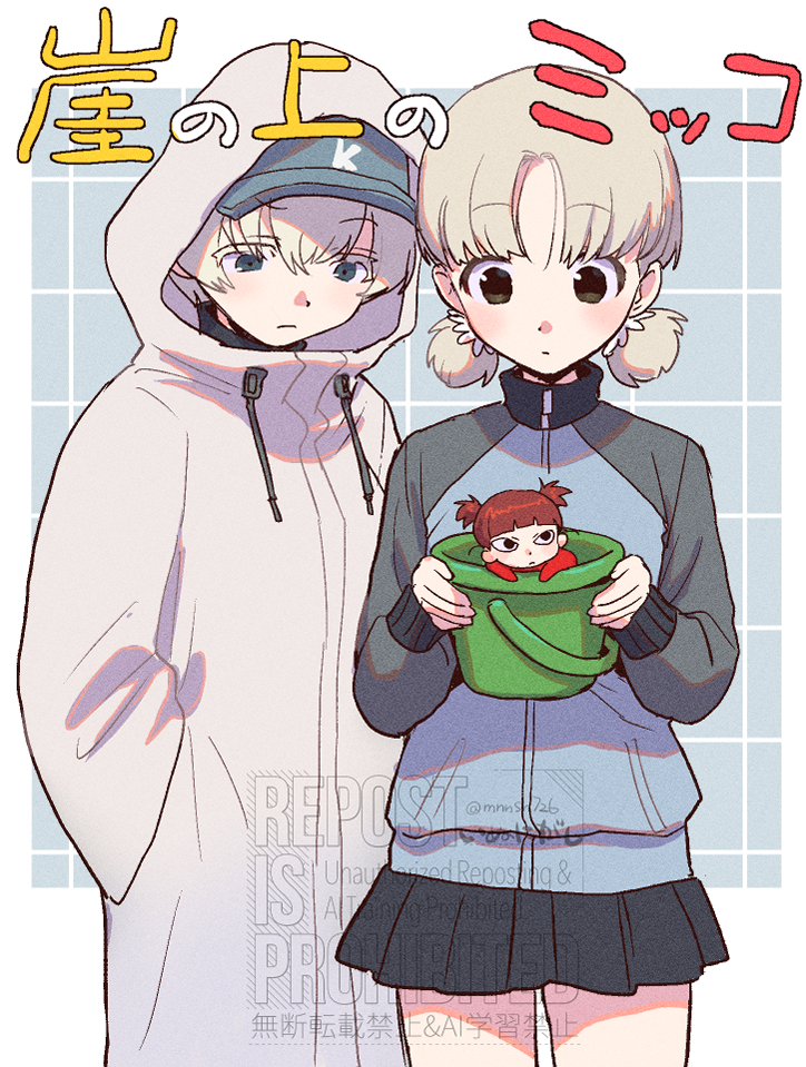 aki, mikko, and youko (girls und panzer and 1 more) drawn by katsuoboshi