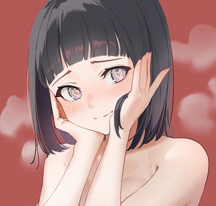 hyuuga hinata (naruto and 1 more) drawn by c-eye