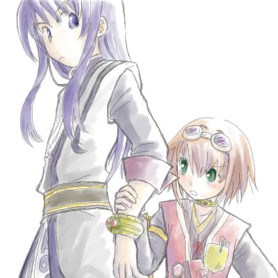 yuri lowell and rita mordio (tales of and 1 more) drawn by hotaru_(asche_h)