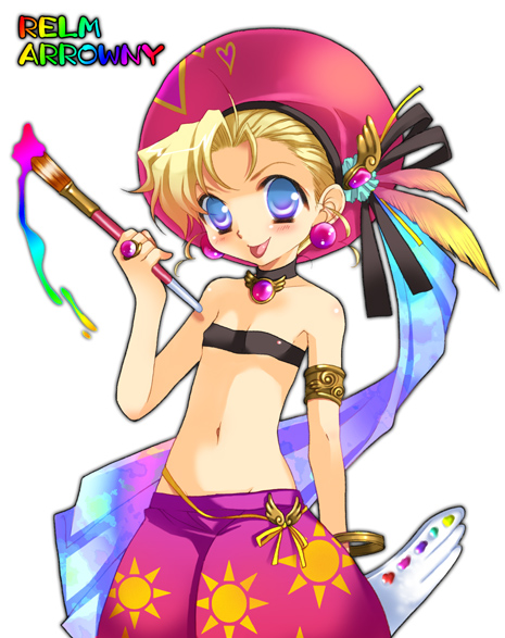 relm arrowny and pictomancer (final fantasy and 1 more)