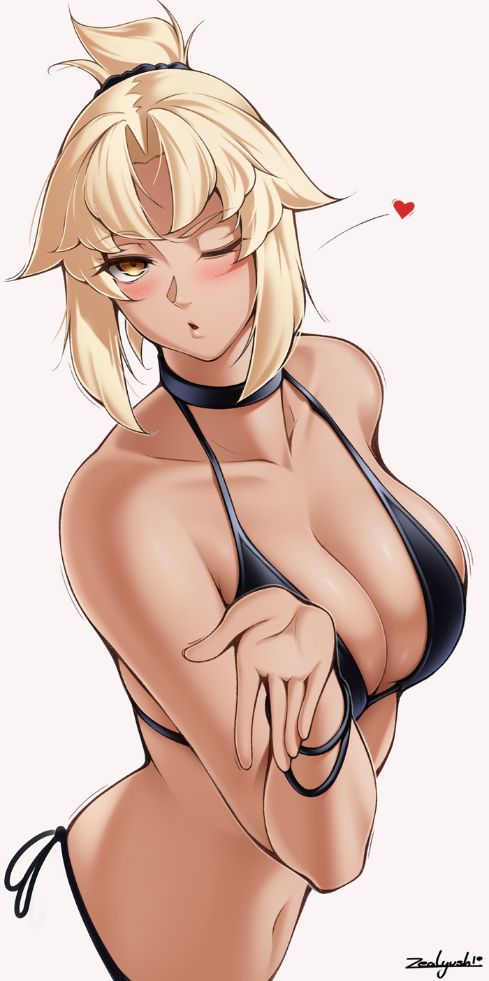 mordred (fate and 1 more) drawn by zealyush