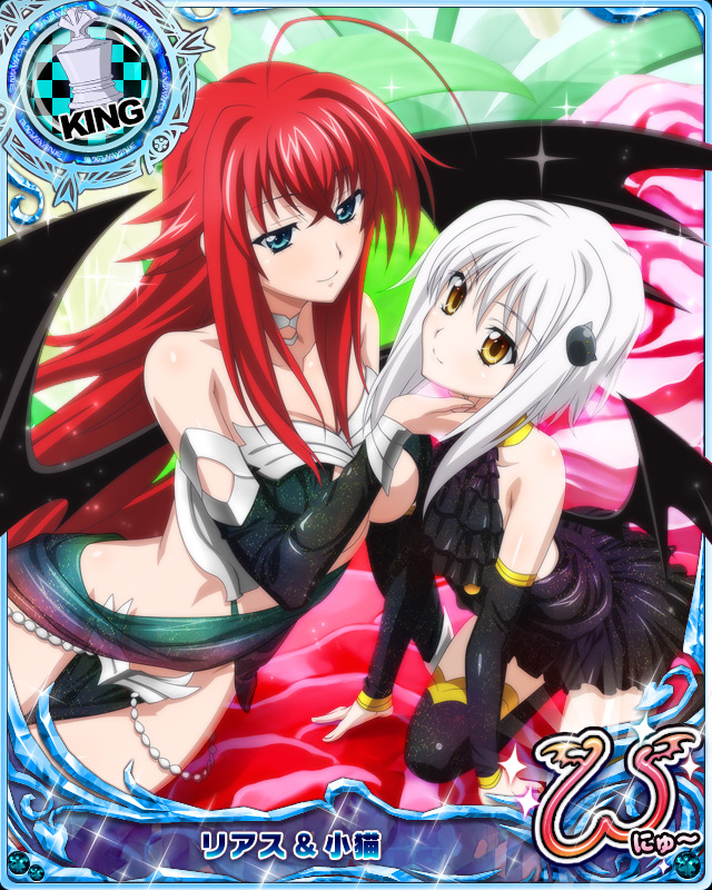rias gremory and toujou koneko (high school dxd and 1 more)