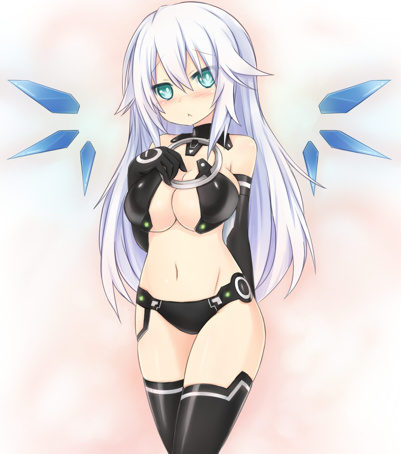 black heart and black sister (neptune and 1 more) drawn by kosen_dream