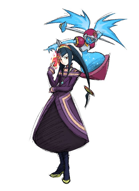 queen tia and virgo (mega man and 2 more)