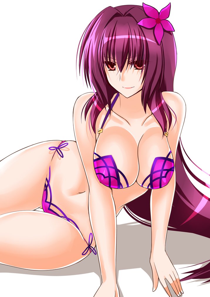 scathach (fate and 1 more) drawn by engo_(aquawatery)