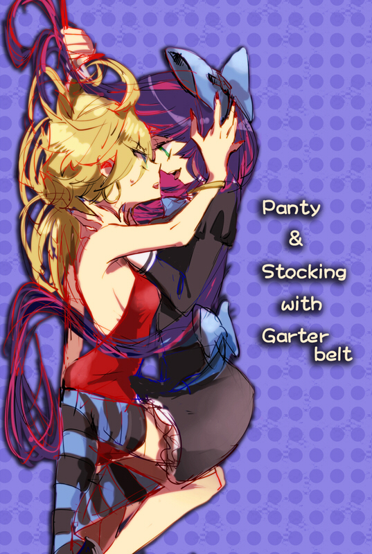 stocking and panty (panty & stocking with garterbelt) drawn by shinoasa